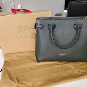 Burberry Banner Bag Medium Green